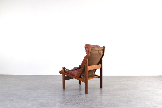 Image 1 of Fauteuil lounge Hunter du milieu du siècle par Torbjørn Afdal pour Bruksbo, années 1960.