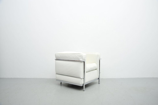 LC2 Armchair by Le Corbusier, Pierre Jeanneret and Charlotte Perriand for Cassina