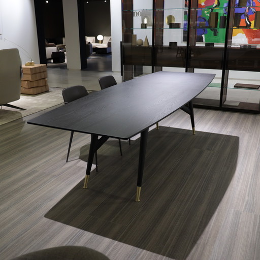 Molteni&C eettafel - 280x100  met Gio Ponti eetkamerstoel (set van 4)