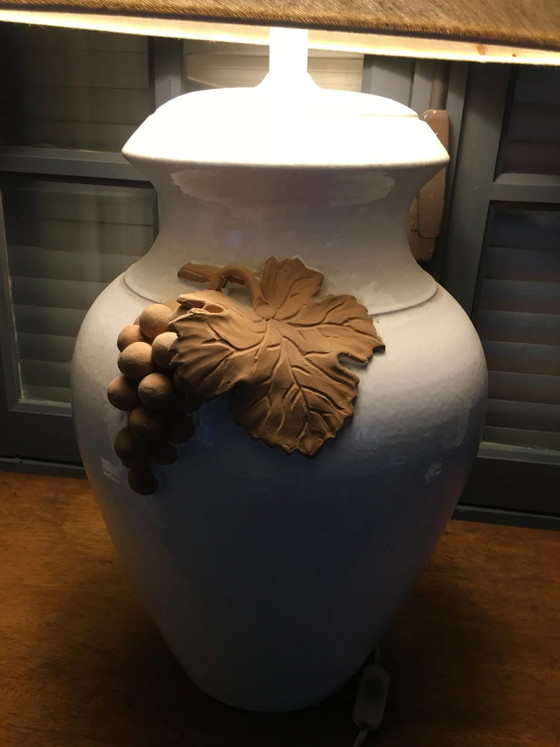 Ceramic lamp in the shape of a bunch of grapes. – Table lamps, Porcelain, Vintage (photo 2 of 8)