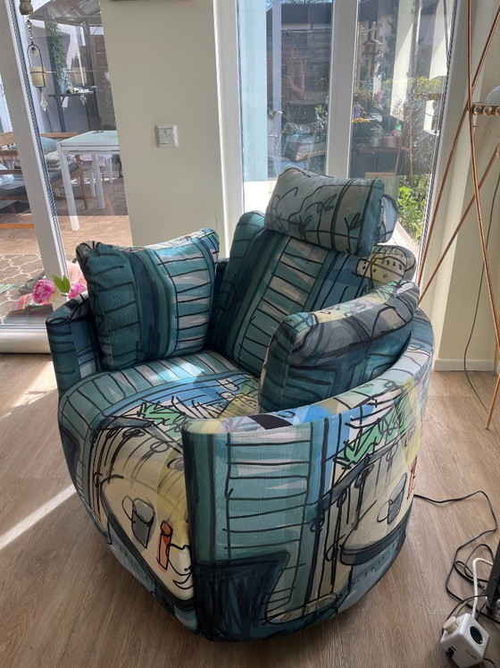 Image 1 of Designer Sessel / Statement Chair / Einzelstück – neuwertig (3 Monate alt)