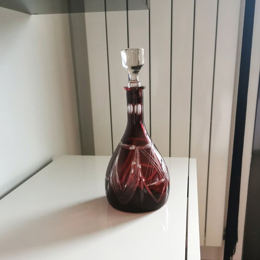 DECANTER IN CRISTALLO TAGLIATO