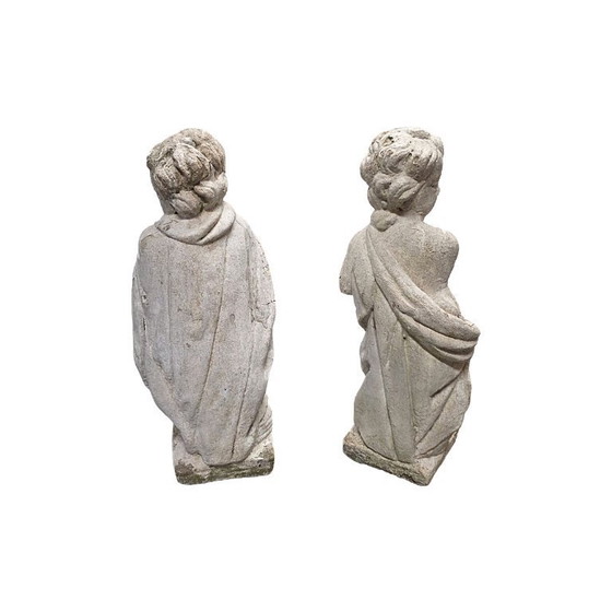 Image 1 of Set di statue da giardino in cemento vintage, anni '70/'80