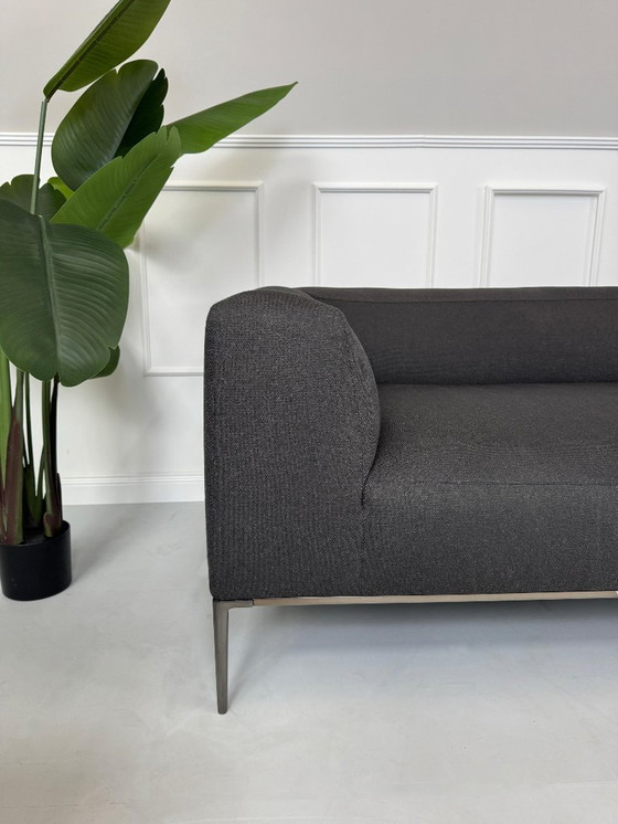 Image 1 of B&B Italia Michel divano di marca divano angolare in tessuto grigio