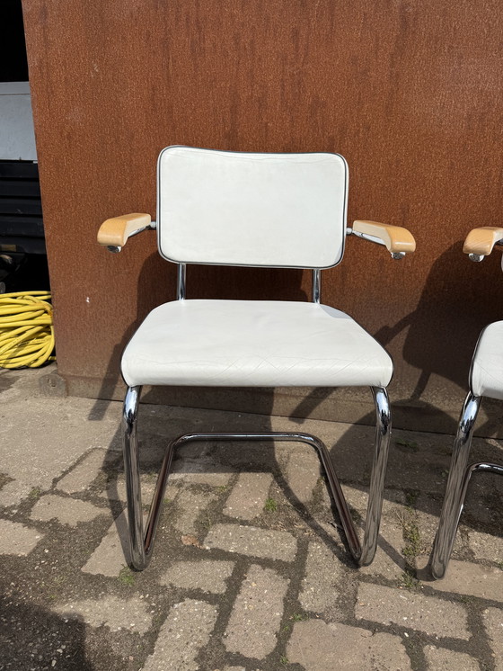 Image 1 of 2 x Vintage Thonet S64 Chair by Marcel Breuer