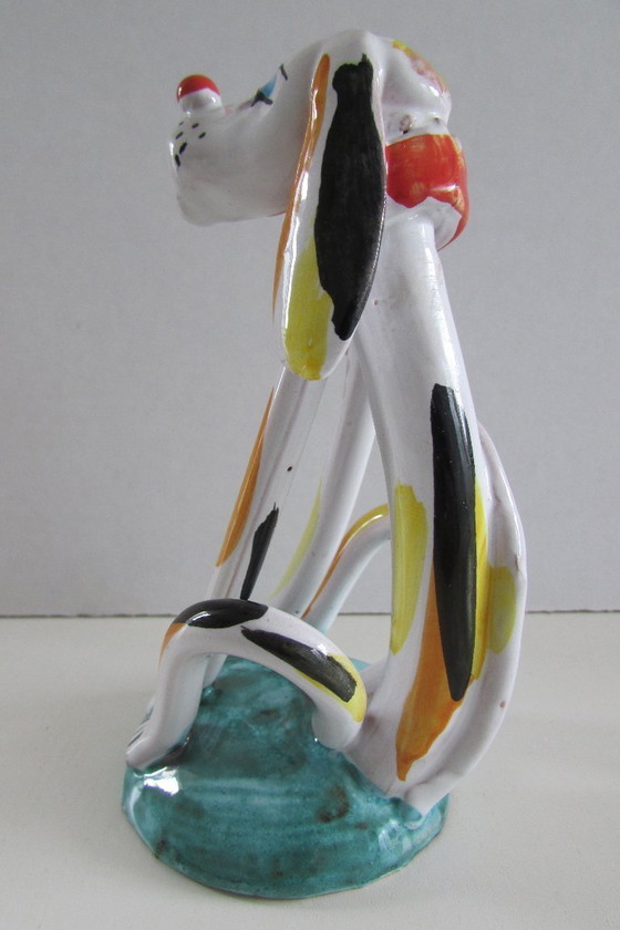 Image 1 of Ciacci, Italië: keramieken beeldje van een hond