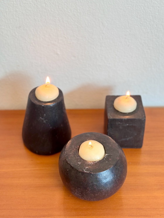 Portacandele brutalisti vintage in ceramica – the cute vintage (photo 5 of 8)