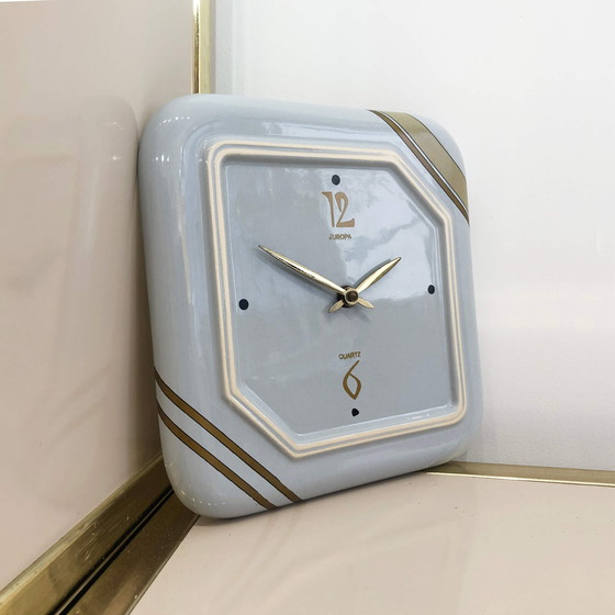 Image 1 of Handarbeit ceramic wall clock, 60s