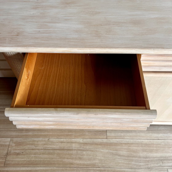 Image 1 of Buffet et commode en rotin de design italien