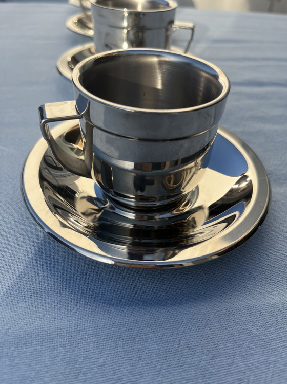 Tazas de espresso italianas de acero inoxidable – prodotti stella, Accesorios de mesa, Metal, rvs (photo 3 of 6)