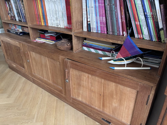 Image 1 of Boekenkast/bibliotheek van teakhout
