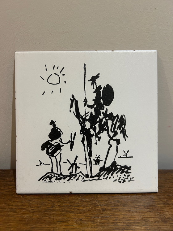 Image 1 of Ceramic Trivet Picasso