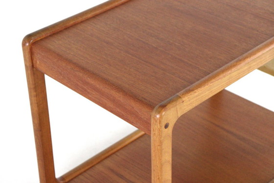 Image 1 of Vildbjerg mobelfabrik trolley with magazine holder, vintage Danish design