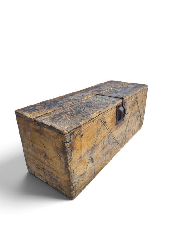 Baule italiano dei primi del XIX secolo – Armadi contenitori, Iron, Wood (photo 4 of 10)