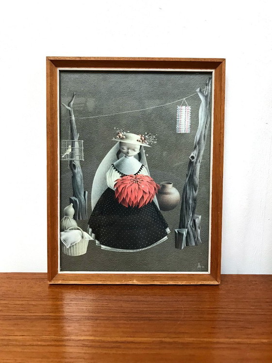 Image 1 of 1960s Charming Vintage English Prints by Hidalgo / Boots