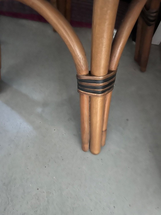 Image 1 of Parisian bistro table + 2 chairs