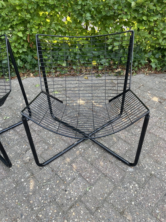 Vintage wire steel armchairs, Niels Gammelgaard 1980s – Metal (photo 6 of 9)
