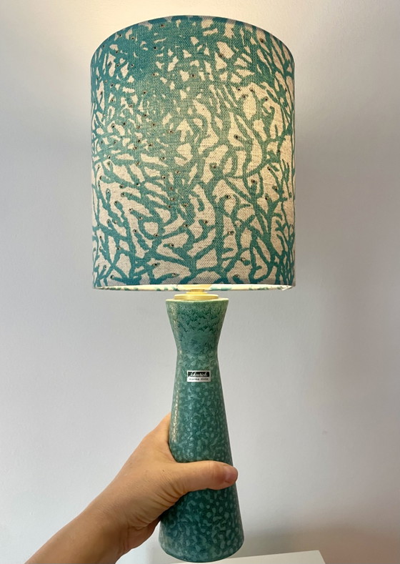 Image 1 of Very narrow Scheurich vase lamp - cordless - sideboard lamp