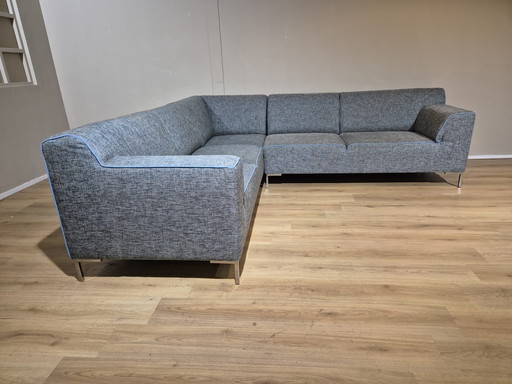 Canapé d'angle Montel Fresh - Tissu - Gris - ZGAN - Design