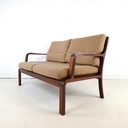 Divano vintage a 2 posti design danese