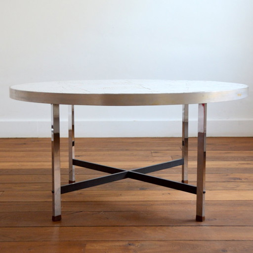 Round Coffee Table by Berthold Müller - Oerlinghausen / Germany Vintage 1960s