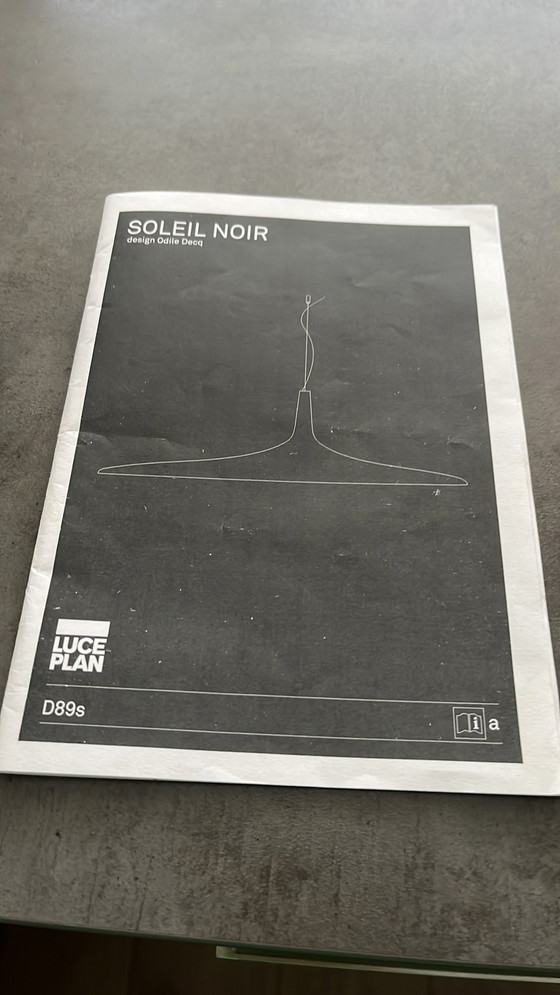 Image 1 of Lampada a sospensione Luceplan Soleil noir