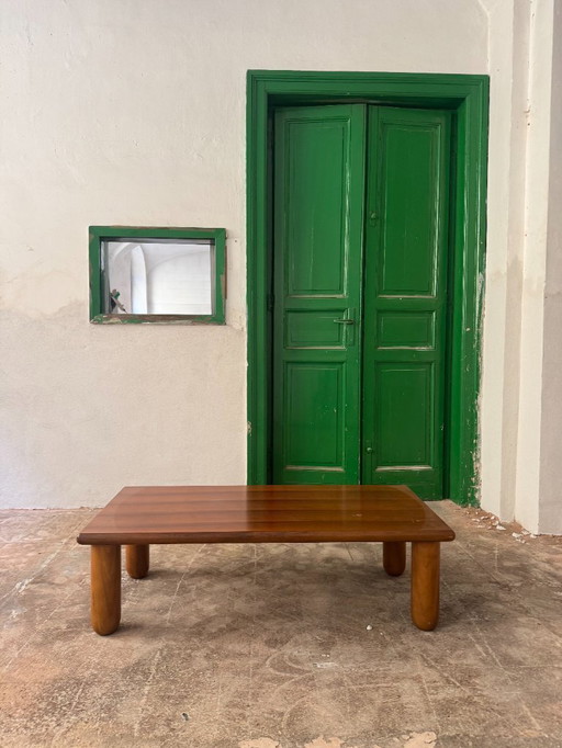 Table basse vintage en bois d'Italie