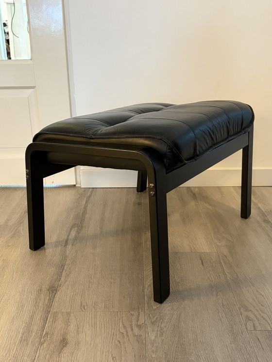 Vintage Design Hocker Van Het Deense Merk Unico – Hockers en poefs, Leather, Wood (photo 10 of 15)