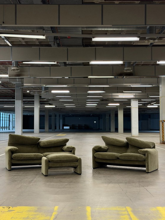 Cassina Maralunga Set | Green – 3-5 seaters, Textile (photo 10 of 14)