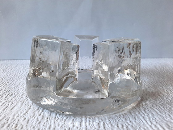Image 1 of Vintage Georgshütte Glass Design Teapot Warmer / Rechaud / Tea Light Holder – West Germany