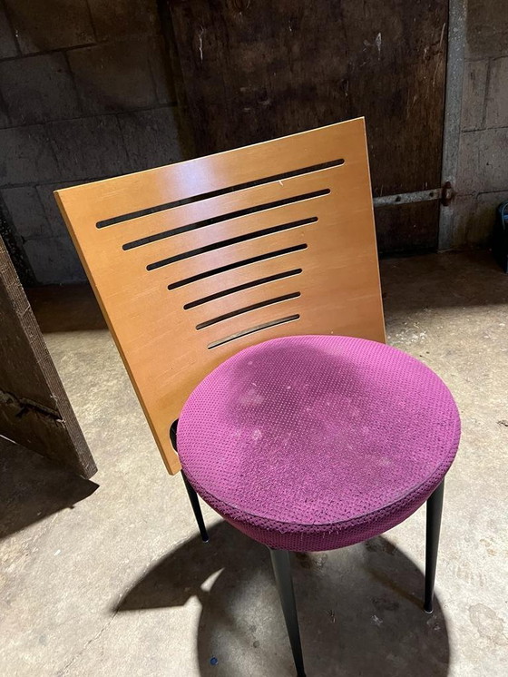 Image 1 of 4x Castelijn Pierre Mazairac & Karel Boonzaaijer eetkamer stoelen