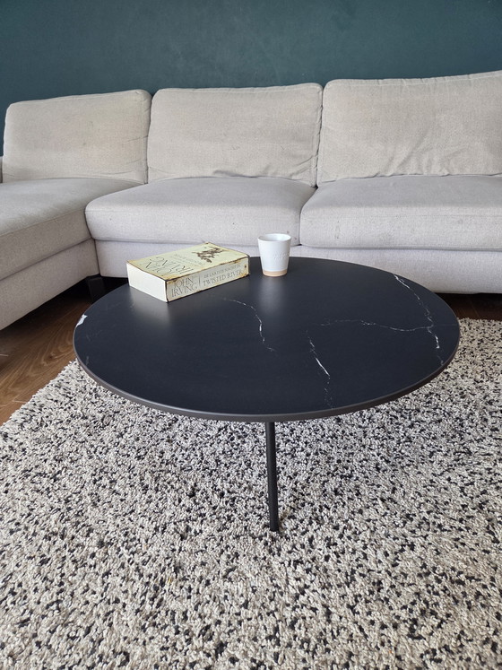 Image 1 of Tavolino da caffè in ceramica Unit 14 Nero Marquina - diametro 70 cm - condizioni perfette