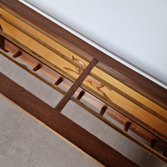 Image 1 of Appendiabiti vintage anni '60, appendiabiti da parete in legno danese