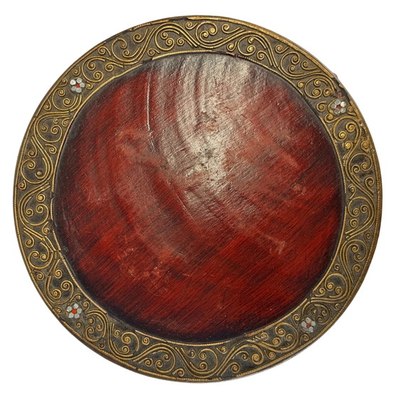 Antico contenitore per offerte Hsun-Ok birmano – Myanmar c. 1890–1920 – Oggetti decorativi, Legno, Vetro (photo 3 of 10)