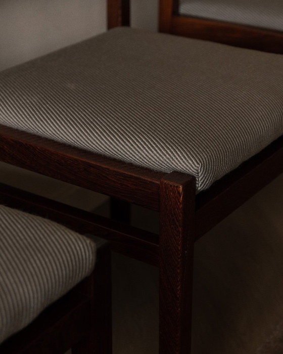 Image 1 of Set di 6 sedie da pranzo Pastoe SA07 – serie giapponese Cees Braakman – anni '60