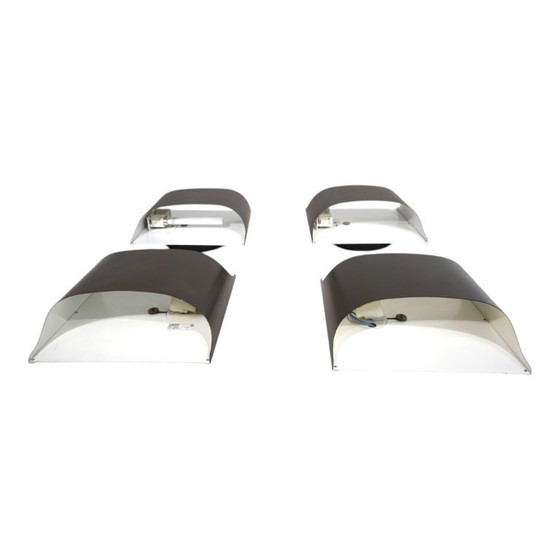 Image 1 of Juego de 4 lámparas de pared Staff de Dieter Witte y Rolf Krüger, 1970.