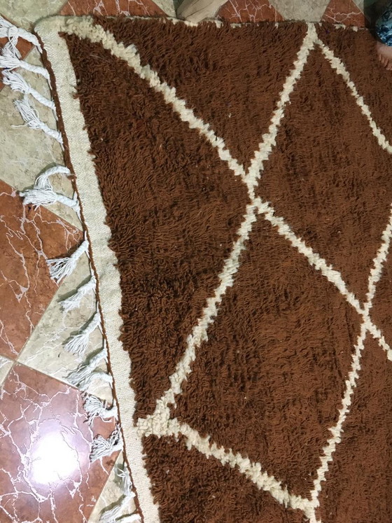 Tapis En Laine Naturel L300xH200cm Fait Main – Wool (photo 3 of 6)