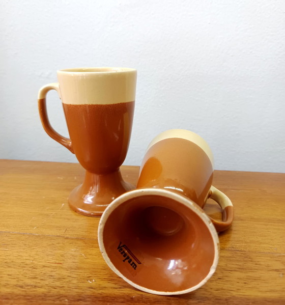 Image 1 of X7 vintage 1970 Veropam mazagran cups