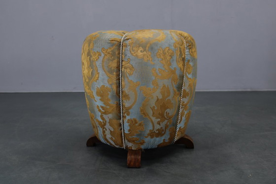 Image 1 of Art Deco Tabouret uit 1940, Tsjecho-Slowakije