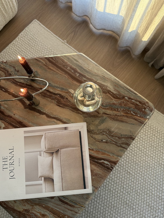 Image 1 of Table basse vintage en marbre, Italie 1970