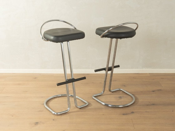 Image 1 of Ensemble de tabourets de bar style Bauhaus des années 1980, vintage