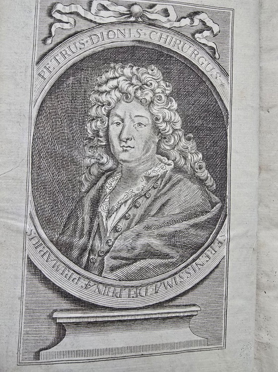 Libro de medicina del siglo XVIII con encuadernación en cuero (1777), de calidad museística, con grandes (photo 6 of 15)