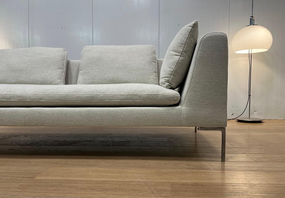 Image 1 of 2x divano letto B&B Italia Charles a 3 posti, recentemente arredato, in ecru