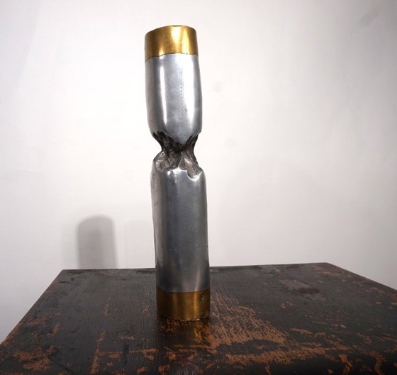 Image 1 of Scultura brutalista di Marshall Disenos, portacandele di David Marshall, 1980