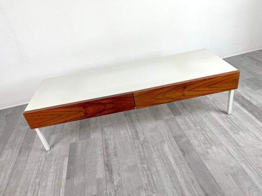 Console basse vintage style spatial/milieu du siècle