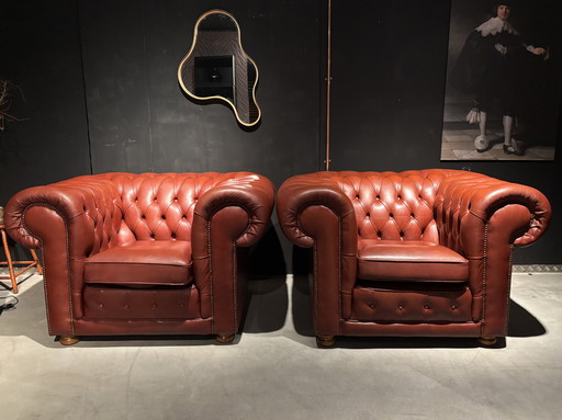 2 Chesterfield XL Clubfauteuils Springvale