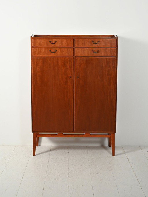 Scandinavian Mahogany Cabinet 1950s