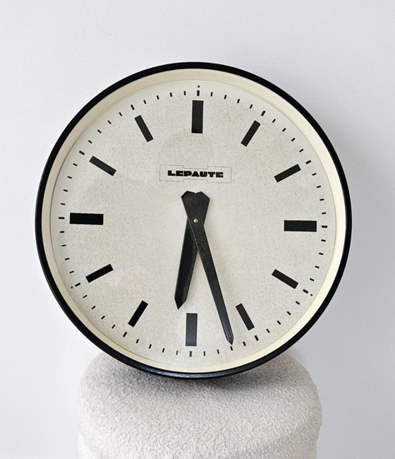 Image 1 of Orologio da parete industriale Lepaute – anni '60
