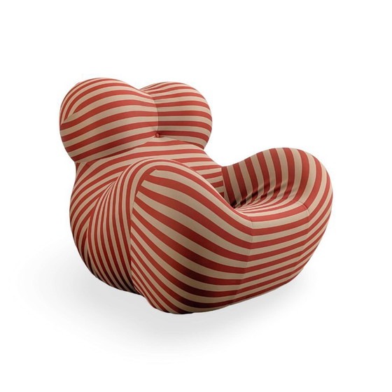 Gaetano Pesce UP Armchair with Ottoman B&B Italia Vintage Orange, Textile, Beige (photo 3 of 13)