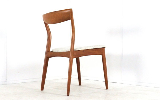 Set 6 Sedie da pranzo R. Borregaard per Viborg vintage imbottite restaurate – Wood (photo 12 of 16)